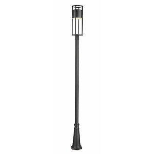 Luca - 11W 1 LED Outdoor Post Mount Light In Modern Style-121.75 Inches Tall and 10 Inches Wide - 1283236