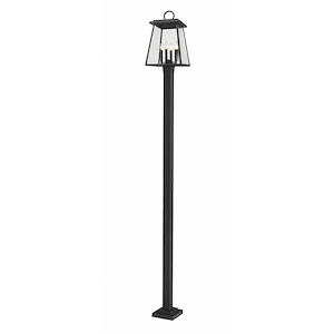 Broughton - 4 Light Outdoor Post Mount Light In Craftsman Style-115.75 Inches Tall and 12.5 Inches Wide - 1283257