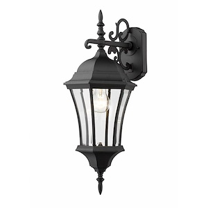 Wakefield - 1 Light Outdoor Wall Mount in Victorian Style - 9.5 Inches Wide by 24 Inches High - 1002155