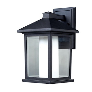 Mesa - 1 Light Outdoor Wall Mount in Fusion Style - 8 Inches Wide by 14 Inches High - 342308