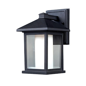 Mesa - 1 Light Outdoor Wall Mount in Fusion Style - 6 Inches Wide by 10.5 Inches High