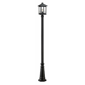 Portland - 1 Light Outdoor Post Mount Lantern in Seaside Style - 10 Inches Wide by 112.25 Inches High