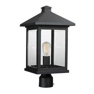 Portland - 1 Light Outdoor Post Mount Lantern in Seaside Style - 9.5 Inches Wide by 18.5 Inches High - 457466