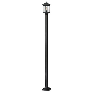 Portland - 1 Light Outdoor Post Mount Lantern in Seaside Style - 9.5 Inches Wide by 112 Inches High