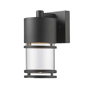 Luminata - 6W 1 LED Outdoor Wall Mount in Seaside Style - 4.38 Inches Wide by 8.88 Inches High