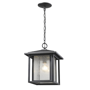 Aspen - 1 Light Outdoor Chain Mount Lantern in Seaside Style - 11 Inches Wide by 14.13 Inches High - 550112