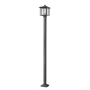 Aspen - 1 Light Outdoor Post Mount Lantern in Urban Style - 11 Inches Wide by 111 Inches High