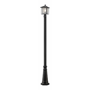 Aspen - 1 Light Outdoor Post Mount Lantern in Seaside Style - 10 Inches Wide by 108.5 Inches High