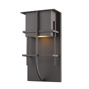 Stillwater - 14W 1 LED Outdoor Wall Mount in Contemporary Style - 7.88 Inches Wide by 14.75 Inches High - 550092