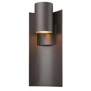 Amador - 14W 1 LED Outdoor Wall Mount in Contemporary Style - 9 Inches Wide by 19 Inches High