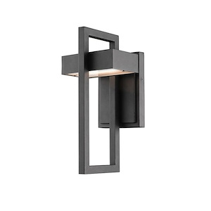 Luttrel - 8W 1 LED Outdoor Wall Mount in Urban Style - 5.5 Inches Wide by 11.75 Inches High