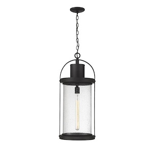 Roundhouse - 1 Light Outdoor Chain Mount Lantern in Period Inspired Style - 12 Inches Wide by 28.25 Inches High