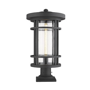 Jordan - 1 Light Outdoor Pier Mount Light In Craftsman Style-22.25 Inches Tall and 12 Inches Wide