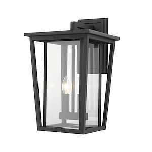 Seoul - 2 Light Outdoor Wall Mount in Craftsman Style - 11.25 Inches Wide by 18.75 Inches High