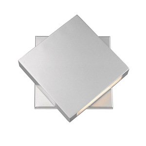 Quadrate - 10W 1 LED Outdoor Wall Mount in Modern Style - 11.25 Inches Wide by 11.25 Inches High