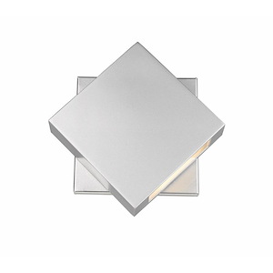 Quadrate - 8W 1 LED Outdoor Wall Mount in Modern Style - 9.25 Inches Wide by 9.25 Inches High - 856879