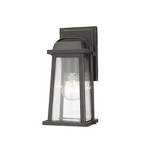 Millworks - 1 Light Outdoor Wall Mount in Period Inspired Style - 5.75 Inches Wide by 10.25 Inches High