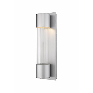 Striate - 11W 1 LED Outdoor Wall Mount in Led Outdoor Contemporary Style - 5 Inches Wide by 17 Inches High