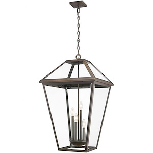 Talbot - 4 Light Outdoor Chain Mount Pendant In Transitional Style-32.25 Inches Tall and 19.5 Inches Wide - 1097045