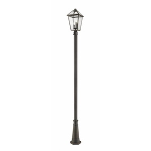 Talbot - 3 Light Outdoor Post Mount Lantern in Traditional Style - 10 Inches Wide by 114.25 Inches High - 1002081