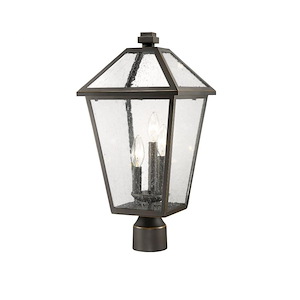 Talbot - 3 Light Outdoor Post Mount Lantern in Traditional Style - 10 Inches Wide by 20.5 Inches High - 1002090