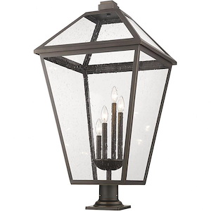 Talbot - 4 Light Outdoor Pier Mount In Transitional Style-36.75 Inches Tall and 19.5 Inches Wide - 1097046