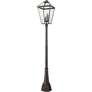 Talbot - 4 Light Outdoor Post Mount In Transitional Style-116.75 Inches Tall and 19.5 Inches Wide