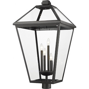 Talbot - 4 Light Outdoor Post Mount In Transitional Style-34.25 Inches Tall and 19.5 Inches Wide
