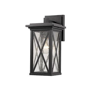 Brookside - 1 Light Outdoor Wall Mount in Industrial Style - 6 Inches Wide by 12.25 Inches High - 1222669