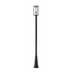Dunbroch - 1 Light Outdoor Post Mount Lantern in Industrial Style - 10 Inches Wide by 115.75 Inches High - 1222996