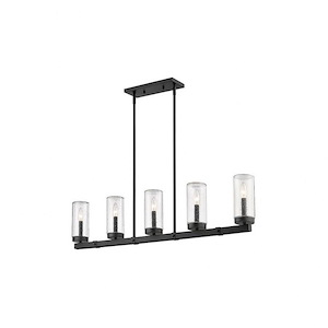 Marlow - 5 Light Outdoor Linear Pendant In Outdoor Style-10 Inches Tall and 4.5 Inches Wide