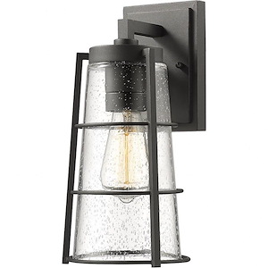 Helix - 1 Light Outdoor Wall Sconce In Outdoor Style-13 Inches Tall and 6 Inches Wide