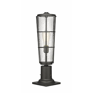 Helix - 1 Light Outdoor Pier Mount Light In Traditional Style-21.25 Inches Tall and 6 Inches Wide - 1093803