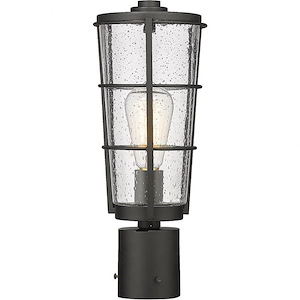 Helix - 1 Light Outdoor Post Mounted Fixture In Outdoor Style-15.25 Inches Tall and 6 Inches Wide