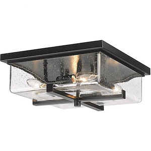 Sana - 4 Light Outdoor Flush Mount In Contemporary Style-5 Inches Tall and 12 Inches Wide