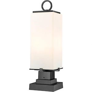 Sana - 2 Light Outdoor Pier Mount In Contemporary Style-22 Inches Tall and 7 Inches Wide