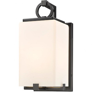 Sana - 1 Light Outdoor Wall Sconce In Contemporary Style-12.75 Inches Tall and 5.75 Inches Wide