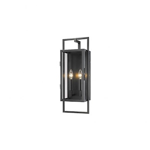 Lucian - 2 Light Outdoor Wall Sconce In Outdoor Style-21.5 Inches Tall and 8 Inches Wide - 1113114