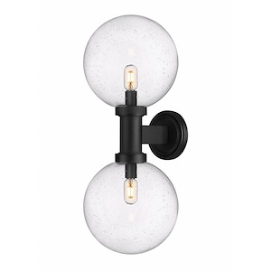 Laurent - 2 Light Outdoor Wall Sconce In Modern Style-30 Inches Tall and 12 Inches Wide - 1283293
