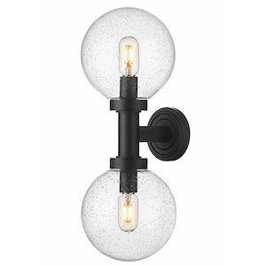 Laurent - 2 Light Outdoor Wall Sconce In Modern Style-21 Inches Tall and 8 Inches Wide - 1283298