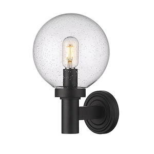 Laurent - 1 Light Outdoor Wall Sconce In Modern Style-12.5 Inches Tall and 8 Inches Wide - 1283297