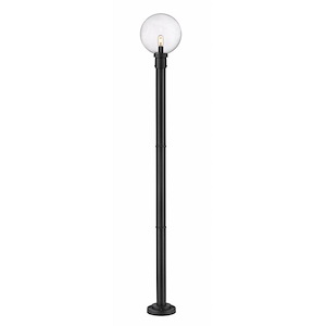 Laurent - 1 Light Outdoor Post Mount Light In Modern Style-89.5 Inches Tall and 12 Inches Wide