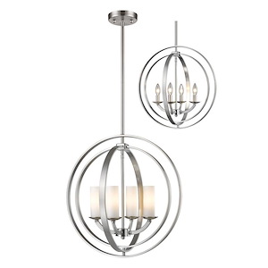 Ashling - 4 Light Pendant in Architectural Style - 19.88 Inches Wide by 20.63 Inches High - 550202