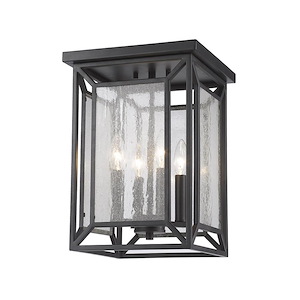 Braum - 4 Light Flush Mount in Metropolitan Style - 10.2 Inches Wide by 15 Inches High