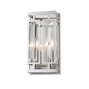 Mersesse - 2 Light Wall Sconce in Metropolitan Style - 6 Inches Wide by 11.75 Inches High