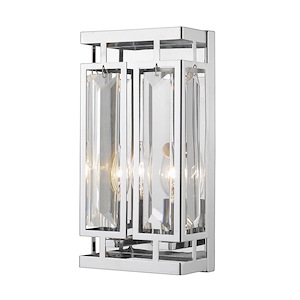 Mersesse - 2 Light Wall Sconce in Metropolitan Style - 3.5 Inches Wide by 11.5 Inches High - 689183