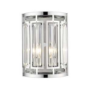 Mersesse - 2 Light Wall Sconce in Metropolitan Style - 11.5 Inches Wide by 11.5 Inches High