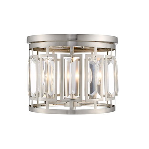 Mersesse - 3 Light Flush Mount in Metropolitan Style - 12.5 Inches Wide by 9.5 Inches High - 689173