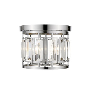 Mersesse - 3 Light Flush Mount in Metropolitan Style - 12.5 Inches Wide by 9.5 Inches High