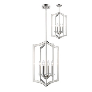 Zander - 4 Light Pendant in Metropolitan Style - 14.8 Inches Wide by 23.3 Inches High - 600743